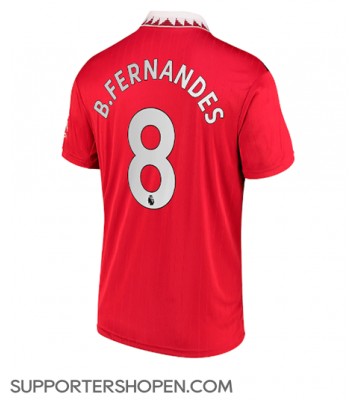 Manchester United Bruno Fernandes #8 Hemma Matchtröja 2022-23 Kortärmad